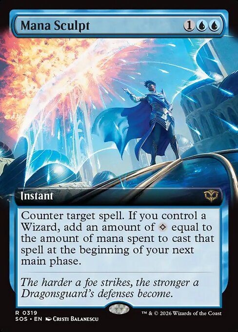 Mana Sculpt [ #0319 Extended Art ] (SOS-R)