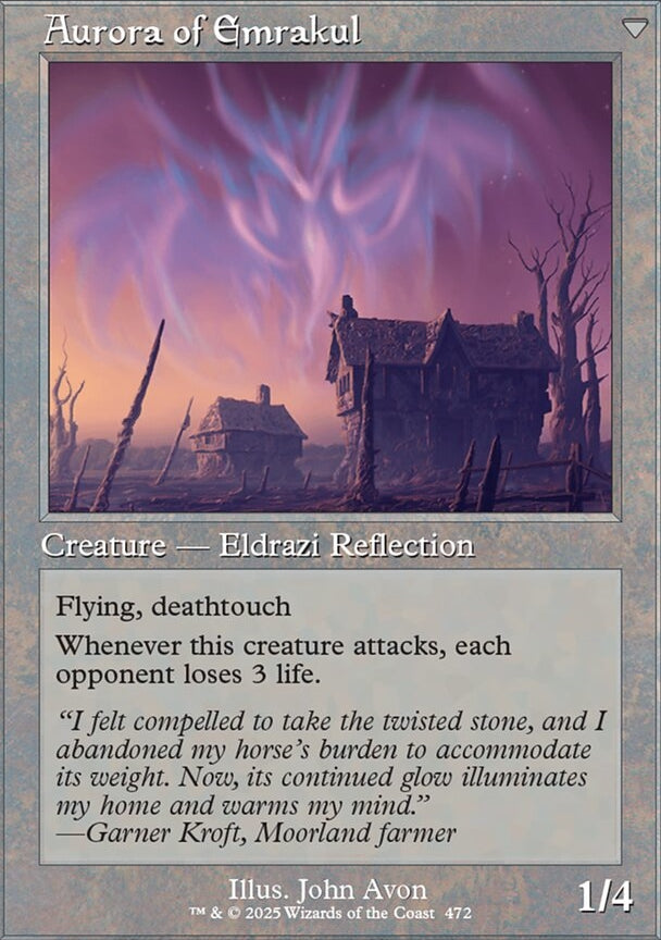 Cryptolith Fragment // Aurora of Emrakul [ #0472 Retro Frame ] (INR-U)