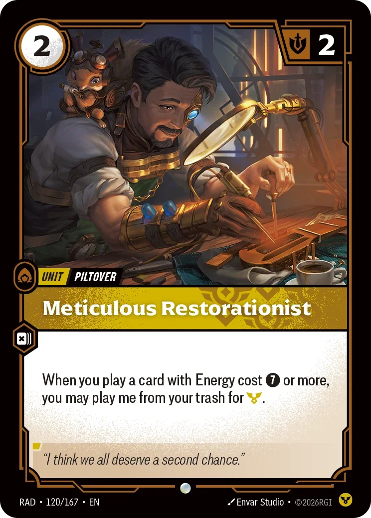 Meticulous Restorationist - 120/167 (RAD) Common