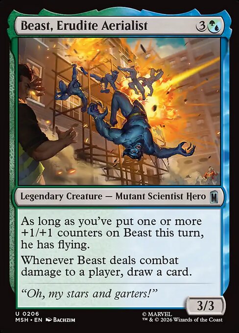 Beast, Erudite Aerialist [ #0206 ] (MSH-U)