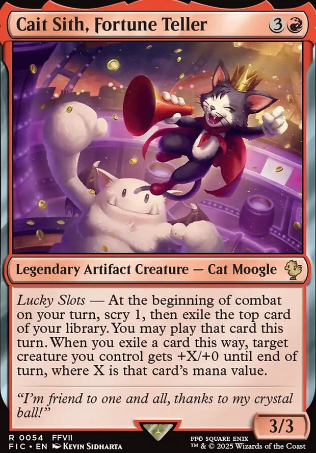 Cait Sith, Fortune Teller [ #0054 ] (FIC-R)