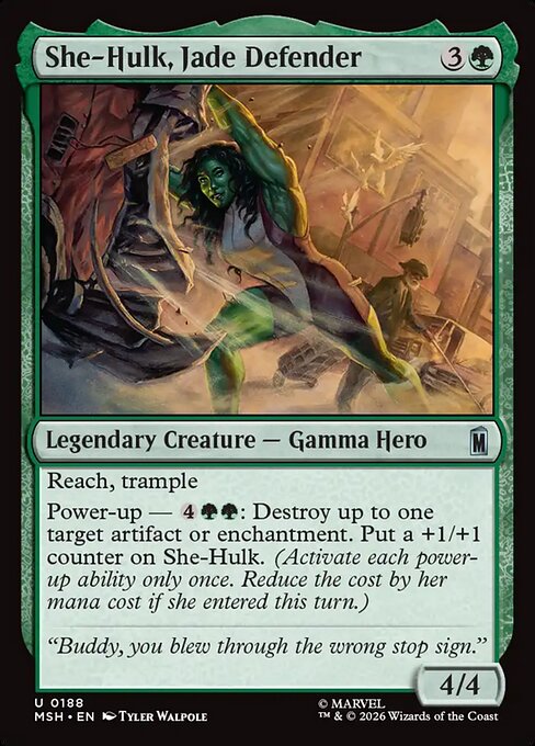 She-Hulk, Jade Defender [ #0188 ] (MSH-U)