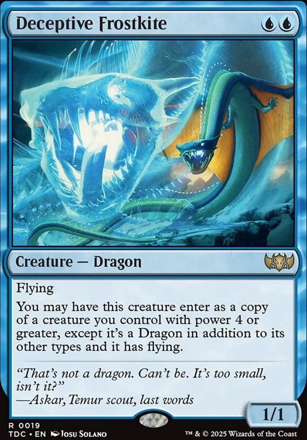 Deceptive Frostkite [ #0019 ] (TDC-R)