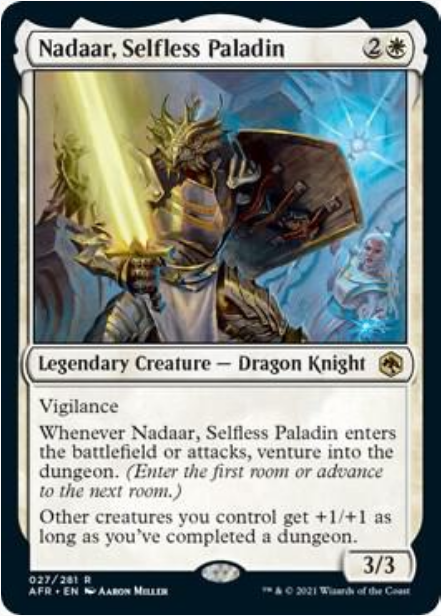 Nadaar, Selfless Paladin (AFR-R-FOIL)