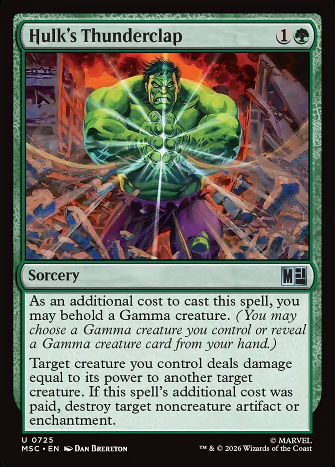 Hulk's Thunderclap [ #0725 ] (MSC-U)