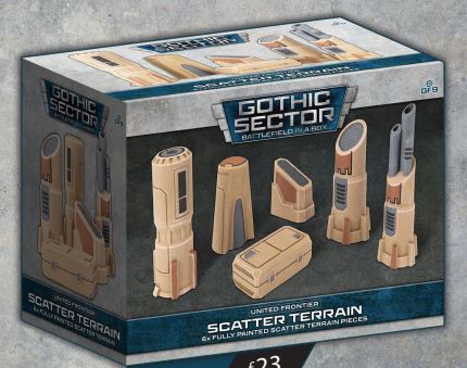 Battlefield in a Box (BB680) - Gothic Sector: United Frontier Scatter Terrain