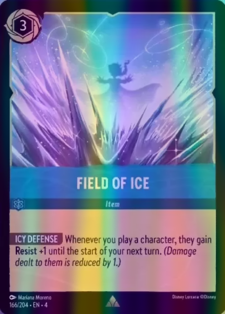 Field of Ice (Ursula's Return 166/204) Rare - Near Mint Cold Foil