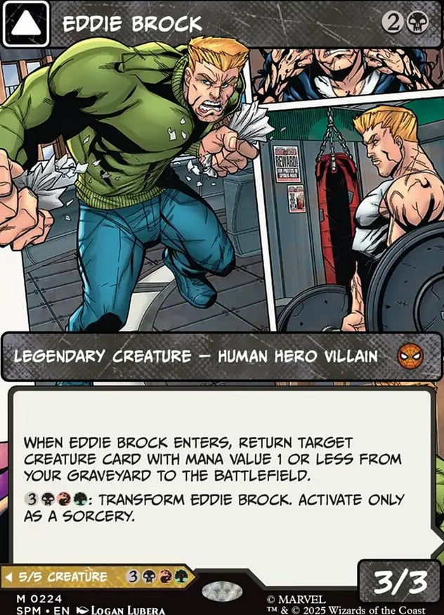Eddie Brock // Venom, Lethal Protector [ #0224 Borderless ] (SPM-M)