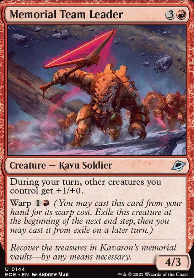 Memorial Team Leader [ #0144 ] (EOE-U)