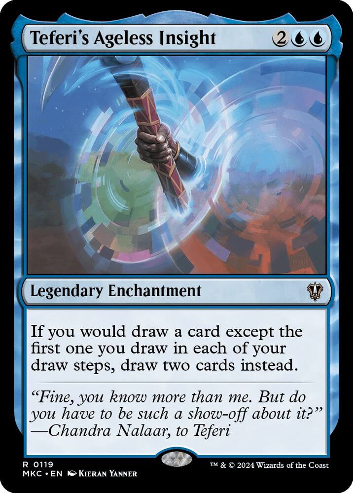 Teferi's Ageless Insight [#0119] (MKC-R) Light Play