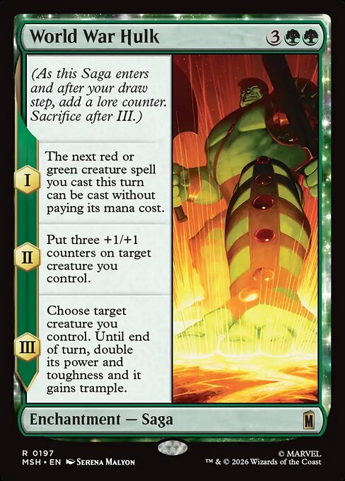 World War Hulk [ #0197 ] (MSH-R)