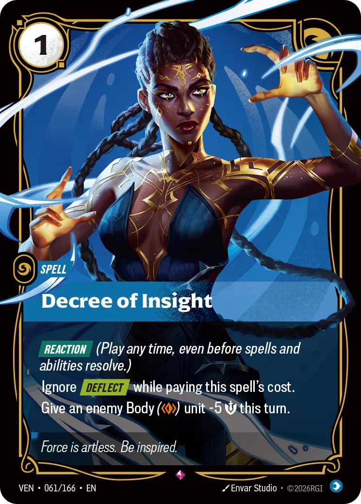 Decree of Insight - 061/166 (VEN) Rare