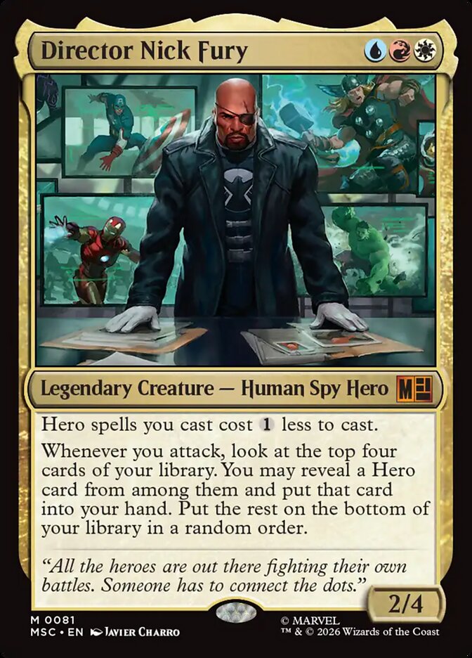 Director Nick Fury [ #0081 Surge Foil ] (MSC-M)