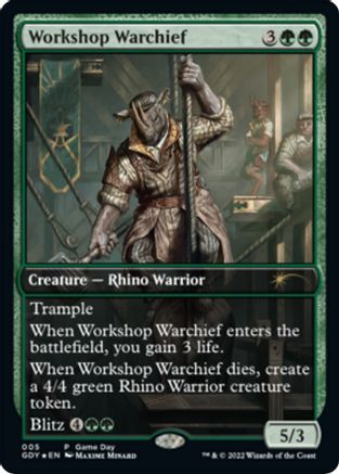 Workshop Warchief (GDY-R)