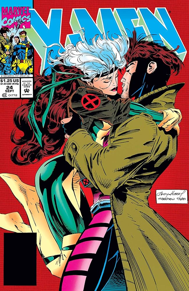 X-Men (1993 Series) #24 (9.0) Rogue & Gambit Kiss Cover