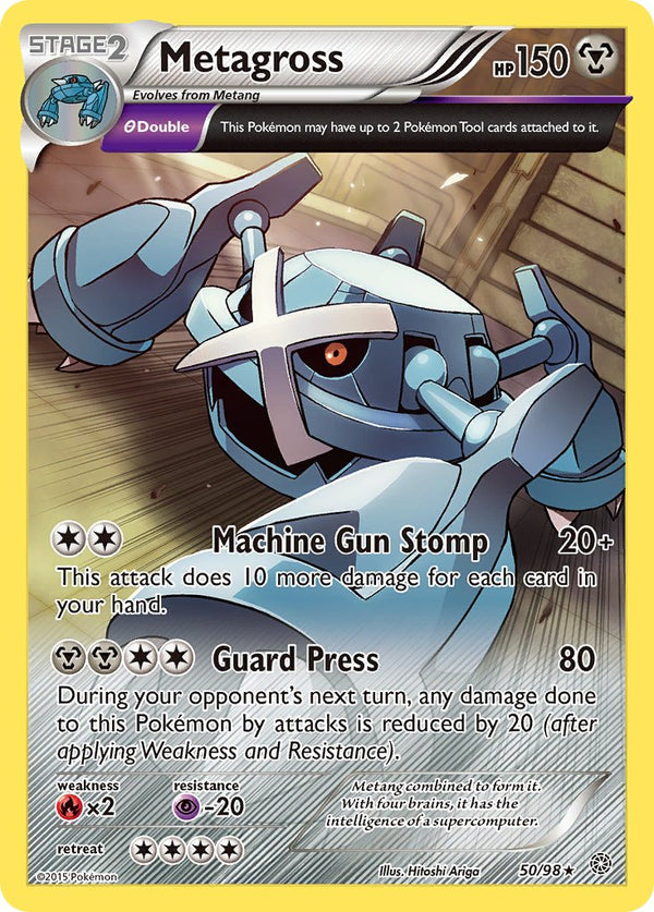 Metagross - 050/098 (AOR) Rare - Near Mint