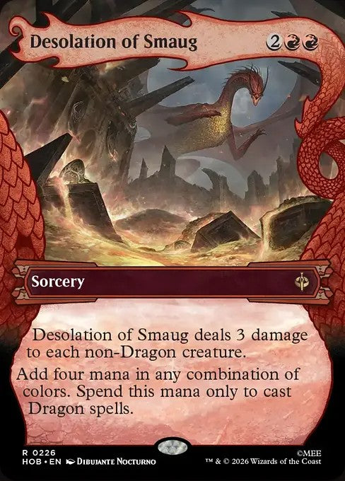 Desolation of Smaug [ #0226 Showcase Dragon Hoard Frame ] (HOB-R)