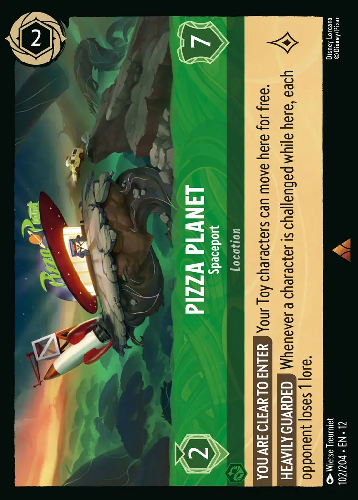Pizza Planet - Spaceport (Wilds Unknown - 102/204) Rare
