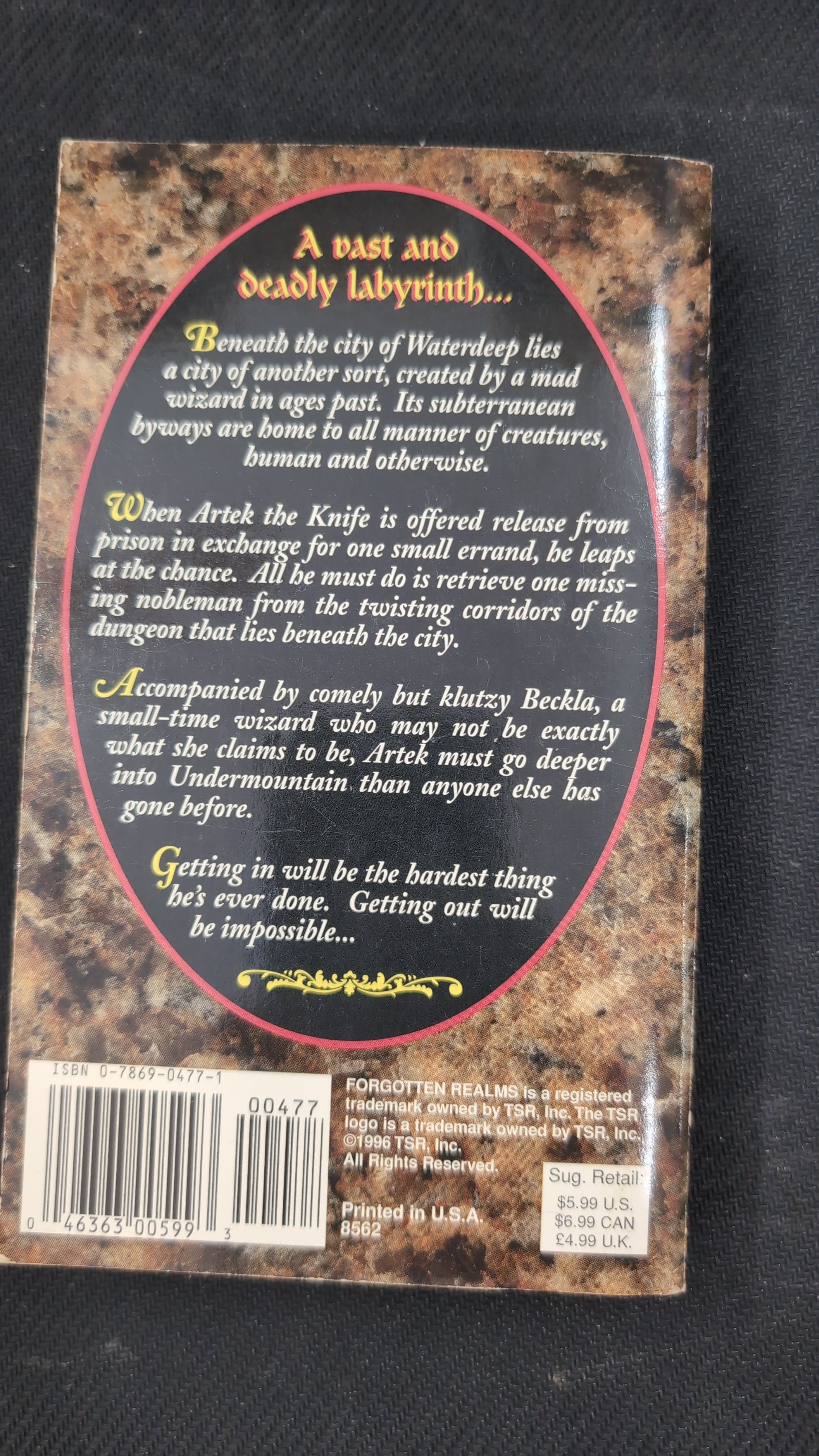 Forgotten Realms: Escape from Undermountain - The Nobles Book III [ Paperback ] (USED)