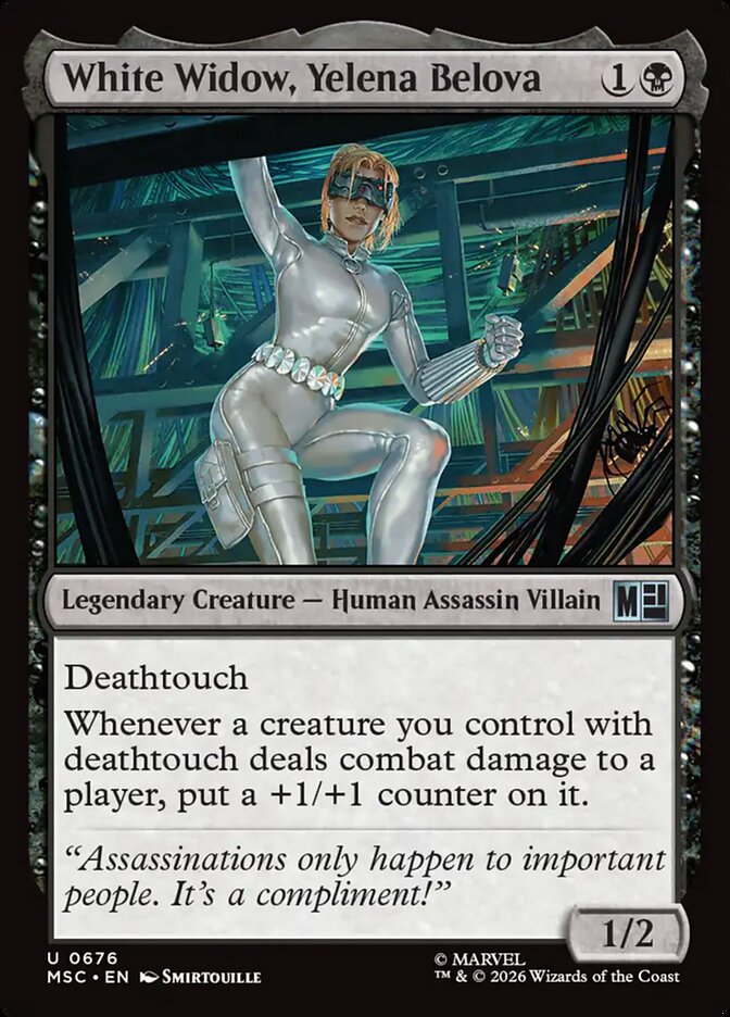 White Widow, Yelena Belova [ #0676 ] (MSC-U)