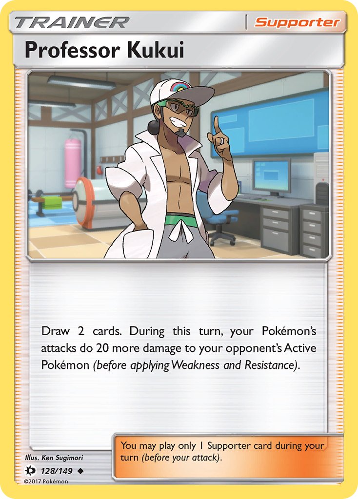 Professor Kukui - 128/149 (SM01) Uncommon - Near Mint
