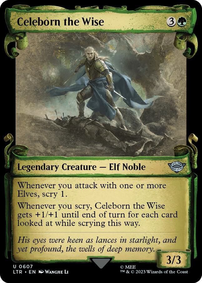 Celeborn the Wise [#0607 Showcase Scrolls] (LTR-U-Foil)