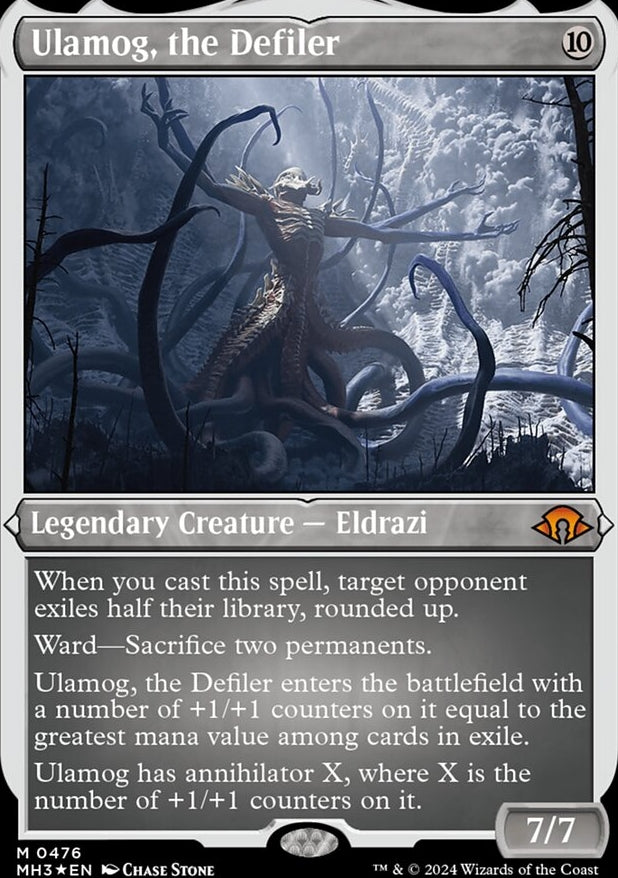 Ulamog, the Defiler [#0476 Etched Foil] (MH3-M)