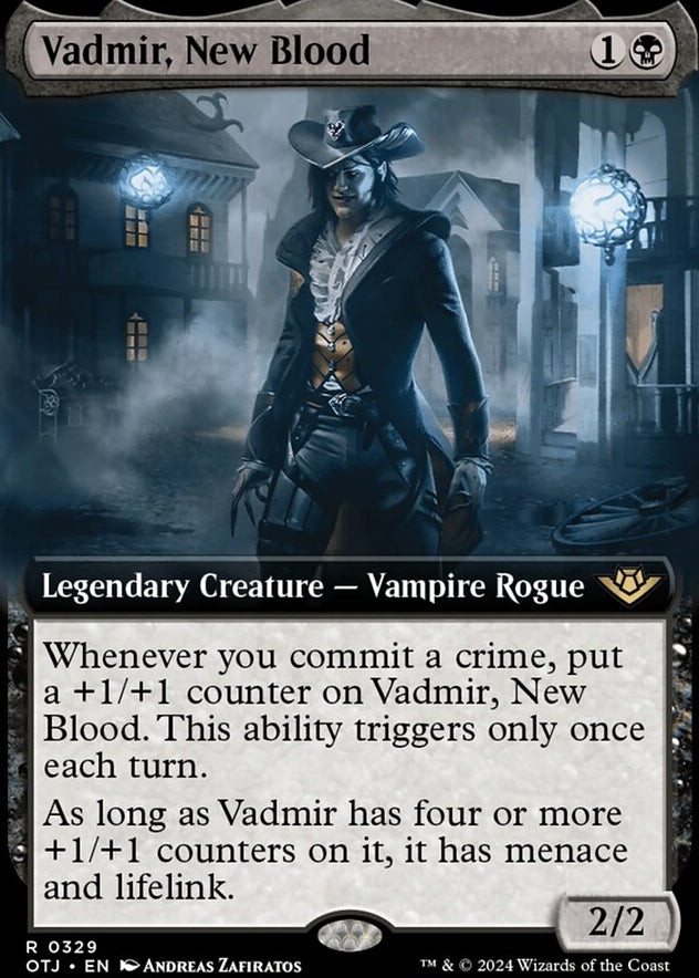 Vadmir, New Blood [#0329 Extended Art] (OTJ-R-FOIL)