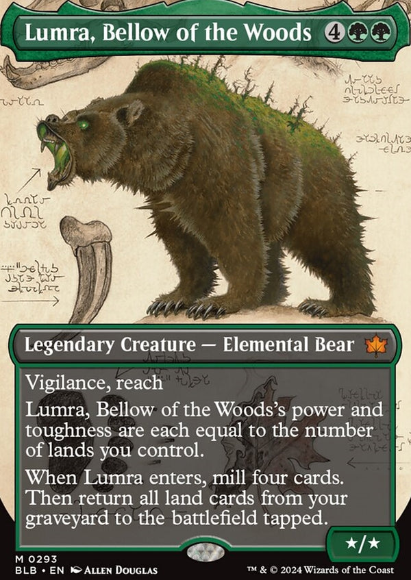 Lumra, Bellow of the Woods [#0293 Borderless] (BLB-M)