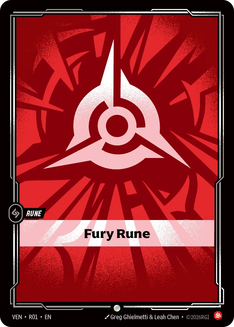 Fury Rune - R01 (VEN) Common