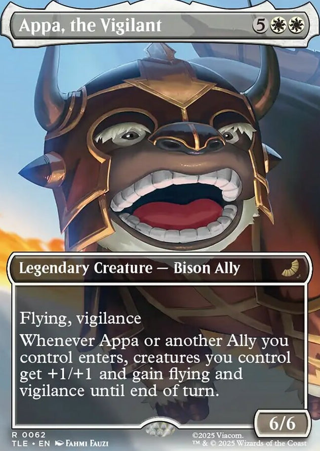 Appa, the Vigilant [ #0062 Borderless ] (TLE-R)