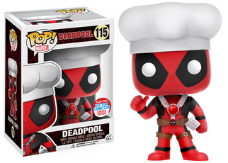 POP Figure: Marvel Deadpool #0115 - Deadpool (Chef) (NYCC) (Box Damage)