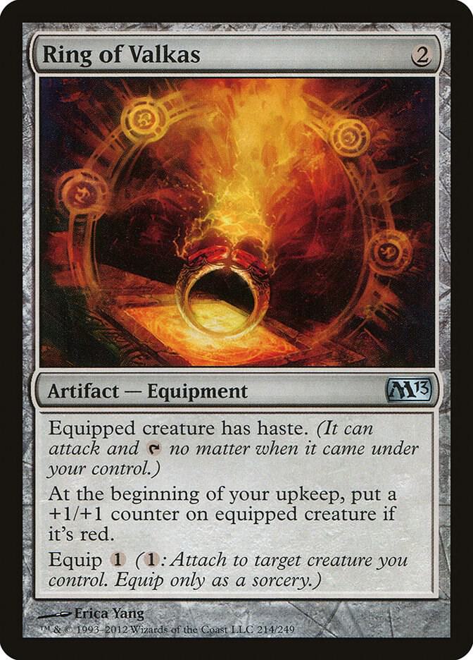 Ring of Valkas (M13-U-FOIL) Light Play