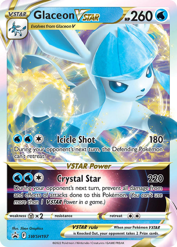 Glaceon VSTAR - SWSH197 (SWSH:PR) Promo - Near Mint Holofoil