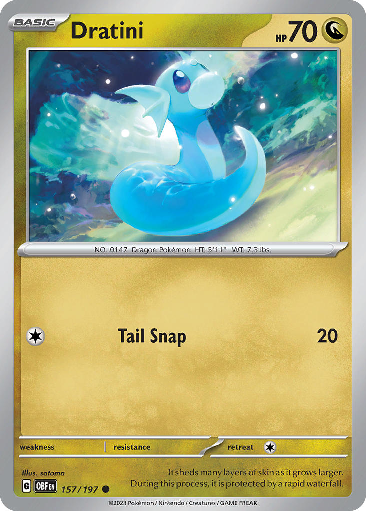 Dratini - 157/197 (OBF) Common - Near Mint