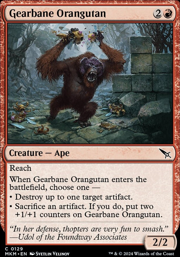 Gearbane Orangutan [#0129] (MKM-C-FOIL)