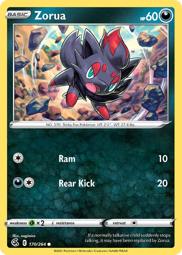 Zorua - 170/264 (SWSH08) Common - Near Mint