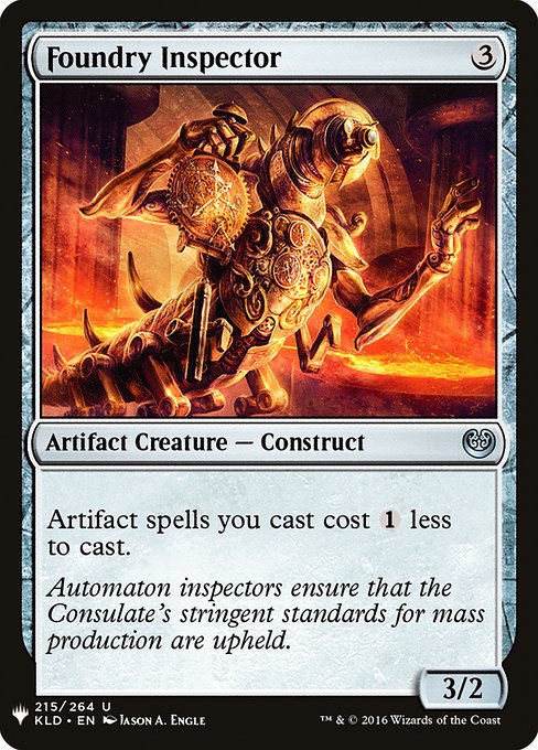 Foundry Inspector [Mystery Booster #1585] (KLD-U)