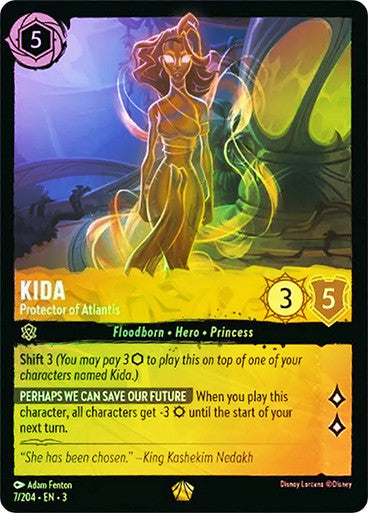 Kida - Protector of Atlantis (Into the Inklands 007/204) Legendary - Near Mint Cold Foil