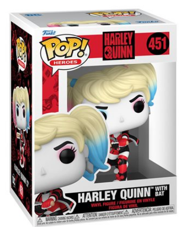 POP Figure: DC Harley Quinn Comic #0451 - Harley Quinn with Bat
