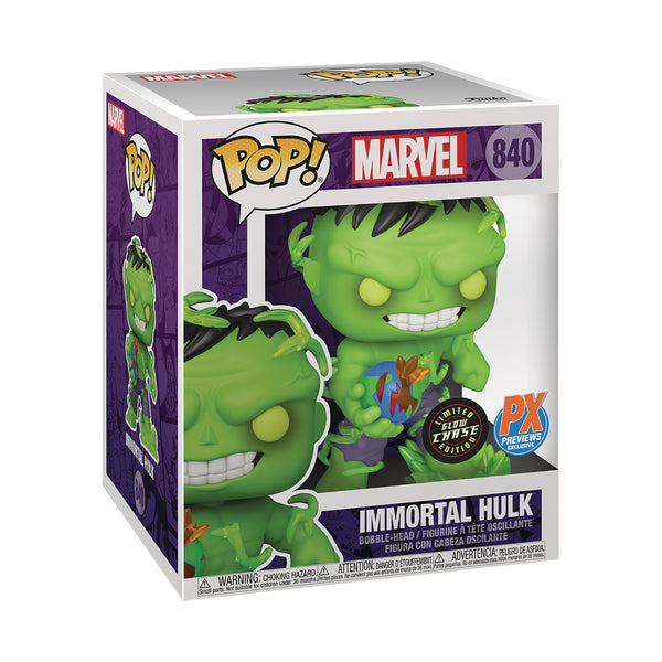 POP Figure (6 inch): Marvel #0840 - Immortal Hulk (PX) (Glow Chase)
