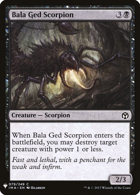 Bala Ged Scorpion [Mystery Booster #0568] (IMA-C)