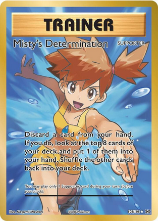 Misty's Determination (108/108) Full Art Heavy Play