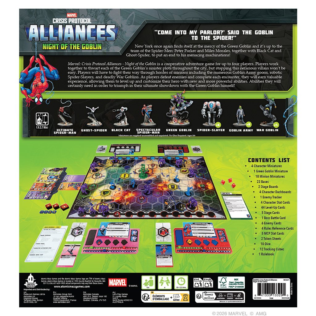 Marvel: Crisis Protocol Alliances (MCA01) - Night of the Goblin (PRE-ORDER)