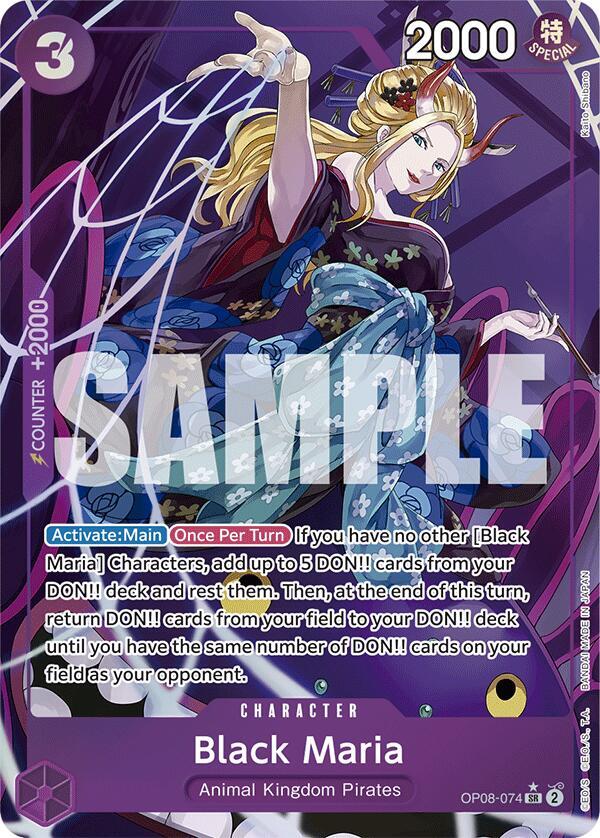 Black Maria (Parallel) (OP08-074 SR) - Foil