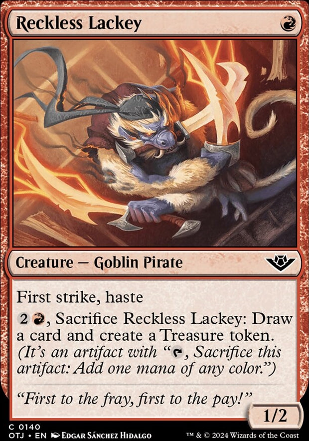 Reckless Lackey [#0140] (OTJ-C)