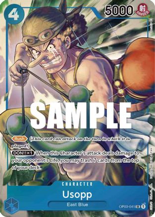 Usopp (Alternate Art) (OP03-041 SR)