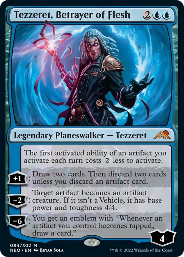 Tezzeret, Betrayer of Flesh [ #084/302 ] (NEO-M)