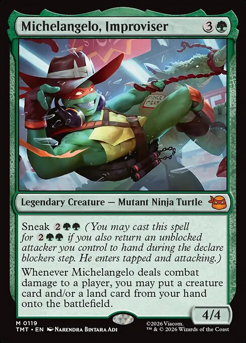 Michelangelo, Improviser [ #0119 ] (TMT-R)