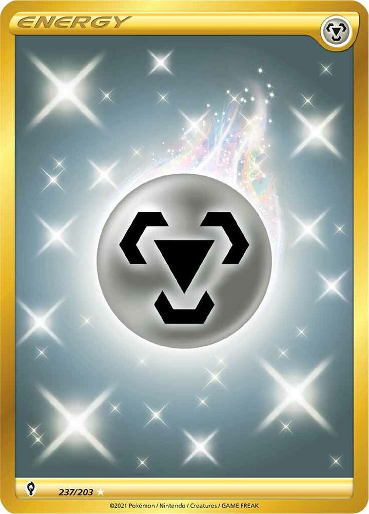 Metal Energy (Secret) - 237/203 (SWSH07) Secret Rare - Light Play Holofoil